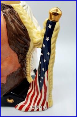 Royal Doulton Civil War Ulysses S. Grant & Robert E. Lee Toby Jug Mug 7in