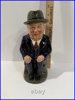 Royal Doulton Cliff Cornell Blue Large Toby Jug Limited Edition Vintage 1956