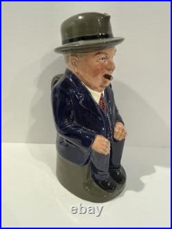 Royal Doulton Cliff Cornell Blue Large Toby Jug Limited Edition Vintage 1956