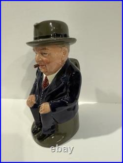 Royal Doulton Cliff Cornell Blue Large Toby Jug Limited Edition Vintage 1956