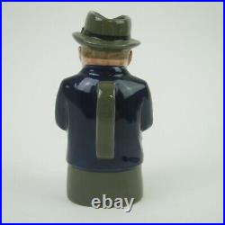 Royal Doulton Cliff Cornell Blue Small Toby Jug Limited Edition Vintage 1956