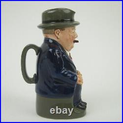 Royal Doulton Cliff Cornell Blue Small Toby Jug Limited Edition Vintage 1956