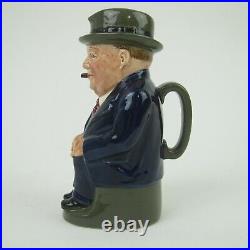 Royal Doulton Cliff Cornell Blue Small Toby Jug Limited Edition Vintage 1956