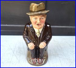 Royal Doulton Cliff Cornell Toby Jug Pitcher 9-3/8 Cleveland Flux Company