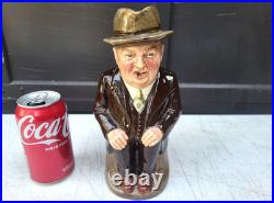 Royal Doulton Cliff Cornell Toby Jug Pitcher 9-3/8 Cleveland Flux Company