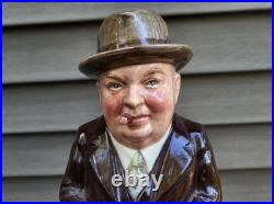 Royal Doulton Cliff Cornell Toby Jug Pitcher 9-3/8 Cleveland Flux Company