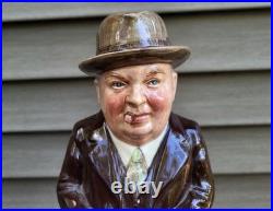 Royal Doulton Cliff Cornell Toby Jug Pitcher 9-3/8 Cleveland Flux Company