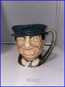 Royal Doulton Collection Of 3 With Tony Weller Musical Jug 6.5 From 1937 1939