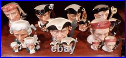 Royal Doulton Colonial Williamsburg Toby Character Jugs Complete Set of 21