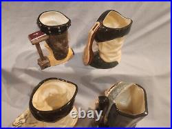 Royal Doulton Complete Henry VIII Toby Mug set with 2 Bonus Mugs
