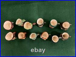Royal Doulton Complete Original Tiny Character Jug Set (12 Jugs)