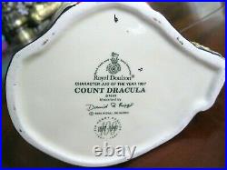 Royal Doulton Count Dracula Character Jug of the Year 1997 D7053 Mint