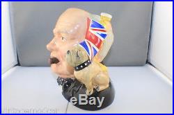 Royal Doulton D3057 Winston Churchill Large Toby Jug by Stanley J Taylor 1992