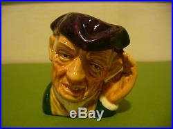 Royal Doulton D6594 Miniature'ard of'earing Miniature Toby Mug Character Jug