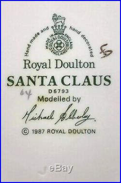 Royal Doulton D6793 CANDY CANE Handle SANTA Toby Jug Rare Ltd to 1000