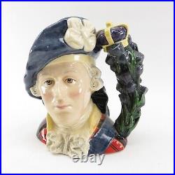 Royal Doulton D6858 BONNIE PRINCE CHARLIE Character Toby Jug Figurine 1989