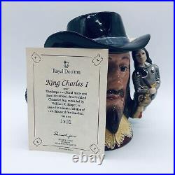 Royal Doulton D6917 King Charles I Large Toby Character Jug Commemorative Ltd Ed