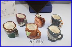 Royal Doulton D6951 to D6956 Diamond Anniversary Tinies Jug Collection Mint Con