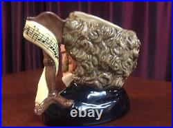 Royal Doulton D7056 Schubert Large Character Jug Great Composers