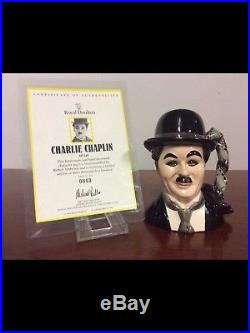 Royal Doulton D7145 Charlie Chaplin Small Character Jug