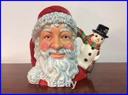 Royal Doulton D7238 Santa with Snowman Character Jug