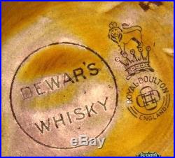 Royal Doulton Dewars Whisky Tony Weller Ceramic Jug England Circa 1920