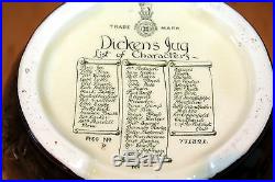 Royal Doulton'Dickens Dream' Art Deco Jug 1933 Signed Noke