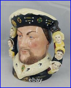 Royal Doulton Double Handled Character Jug King Henry VIII D6888 Ltd Ed with CoA
