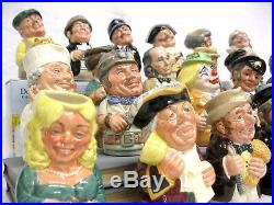 Royal Doulton Doultonville Collection of Character Toby Jugs Complete Set of 25