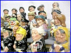 Royal Doulton Doultonville Collection of Character Toby Jugs Set of 24