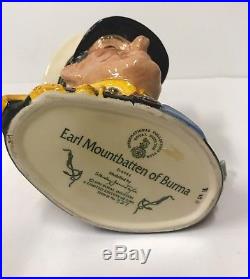 Royal Doulton Earl Mountbatten of Burma Limited Edition Toby Jug 337/5000 D6944