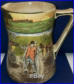 Royal Doulton Early Motoring large Simon jug pitcher D2406 After the Run 1905