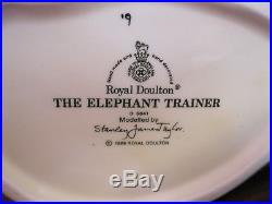 Royal Doulton Elephant Trainer D6841 Character Jug MIB withOriginal Hang Tag