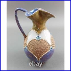 Royal Doulton England Antique Lambeth Earthenware Ewer Pitcher Jug 8295 Rare