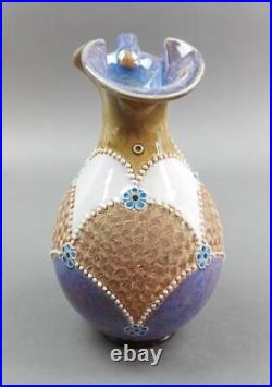 Royal Doulton England Antique Lambeth Earthenware Ewer Pitcher Jug 8295 Rare