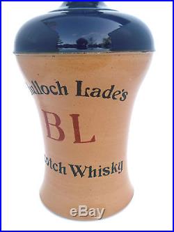 Royal Doulton England Bullock Lade's Bl Scotch Whiskey Whisky Stoneware Jug