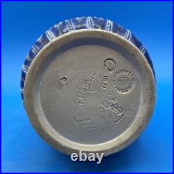 Royal Doulton England Hannah Barlow Lambeth Stoneware Pitcher With Goats