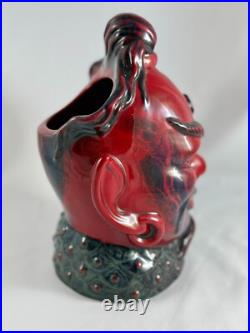 Royal Doulton Flambe' Character Jug Aladdin's Genie D6971, Low # Limited Edition