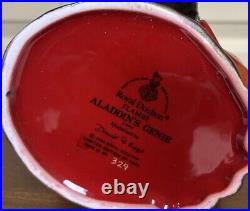 Royal Doulton Flambe Character Jug Aladdin's Genie D6971 withcert