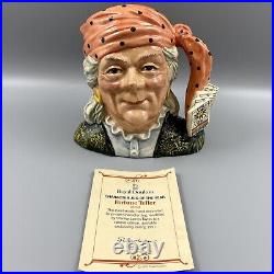 Royal Doulton Fortune Teller D6874 Character Jug Of The Year 1991 COA