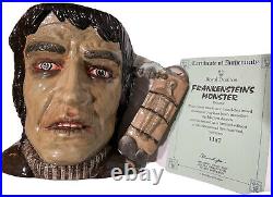 Royal Doulton Frankensteins Monster WithCOA D7052 1187/2500 Character Jug Signed