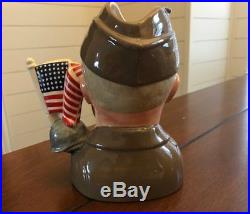 Royal Doulton General Eisenhower Toby Jug from the Great Generals Collection