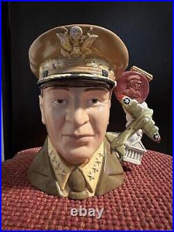 Royal Doulton General MacArthur SIGNED Toby Jug D7264 VERY LIMITED 50/100