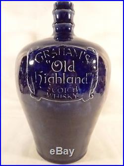 Royal Doulton Graham's Old Highland Scotch Whiskey Stoneware Crockery Jug