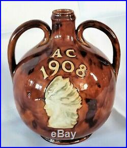 Royal Doulton Greenlees Bros. Claymore Scotch Whisky American Indian Jug Ac-1908