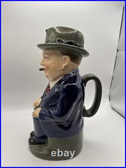 Royal Doulton Greetings Cliff Cornell Famous Cornell Fluxes Cleveland Toby Jug