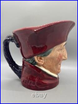Royal Doulton Group of 2 Character Toby Jugs Cardinal and Gardener Large Size