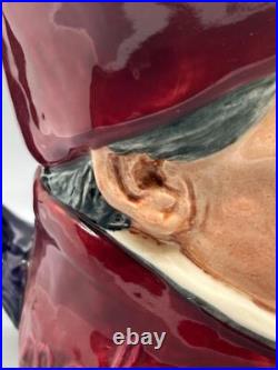 Royal Doulton Group of 2 Character Toby Jugs Cardinal and Gardener Large Size