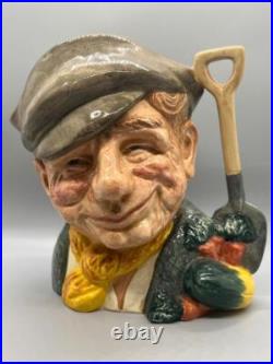 Royal Doulton Group of 2 Character Toby Jugs Cardinal and Gardener Large Size Royal Doulton Group of 2 Character Toby Jugs Cardinal and Gardener Large Size