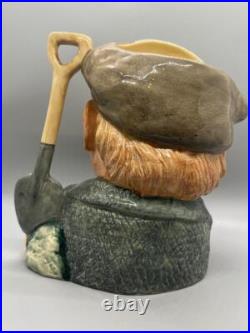 Royal Doulton Group of 2 Character Toby Jugs Cardinal and Gardener Large Size